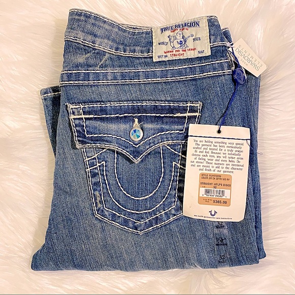 🆕 Vintage TRUE RELIGION ✖️SWAROVSKI CRYSTAL Jeans - Picture 2 of 16